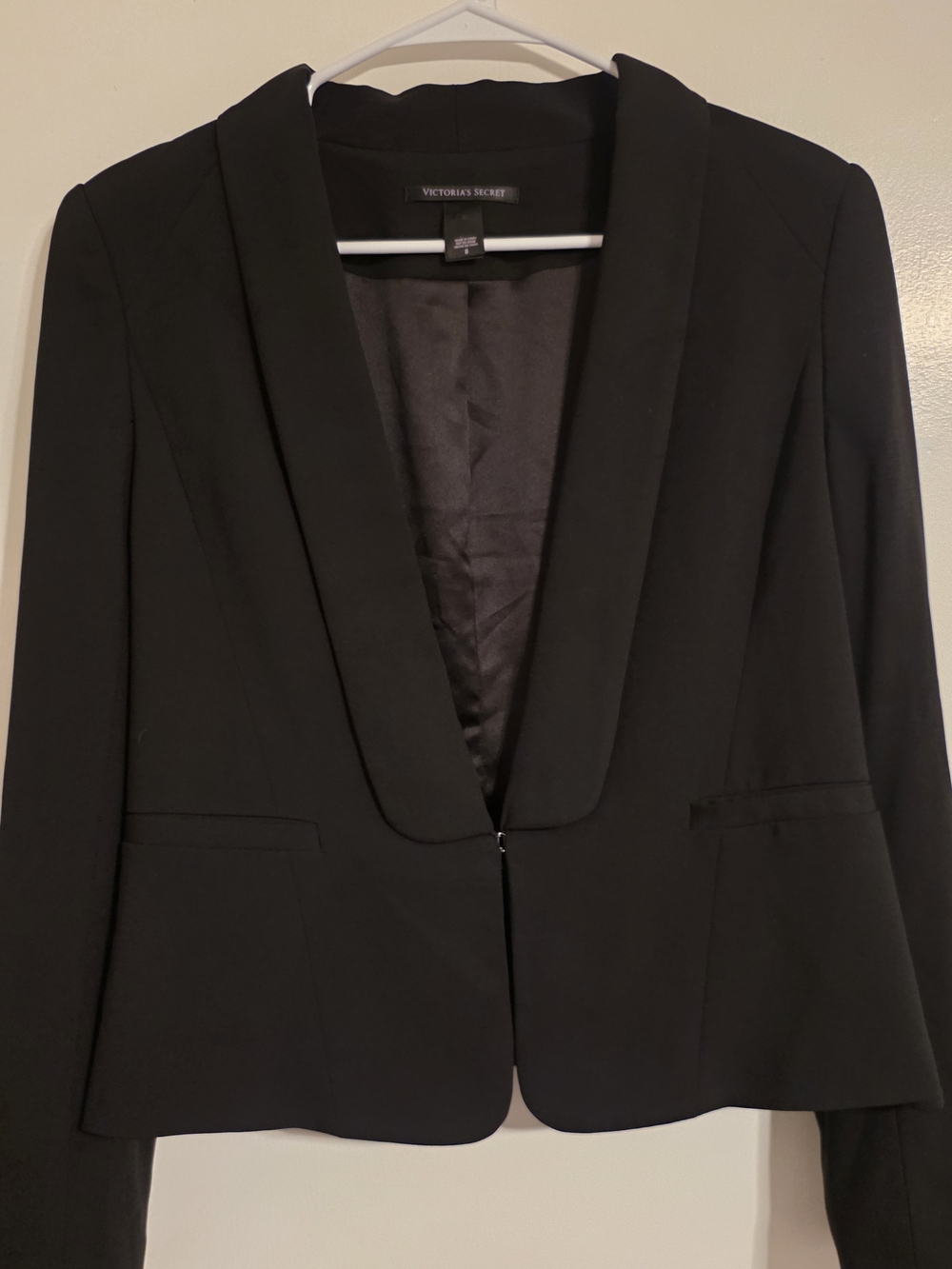 Victoria's Secret Black Shawl-Collar Blazer